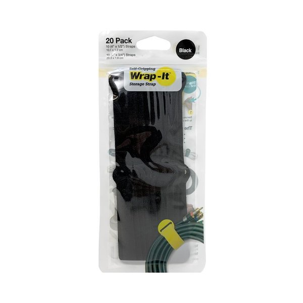 Wrap-It Storage Straps Asst 20Pk 420-48BL